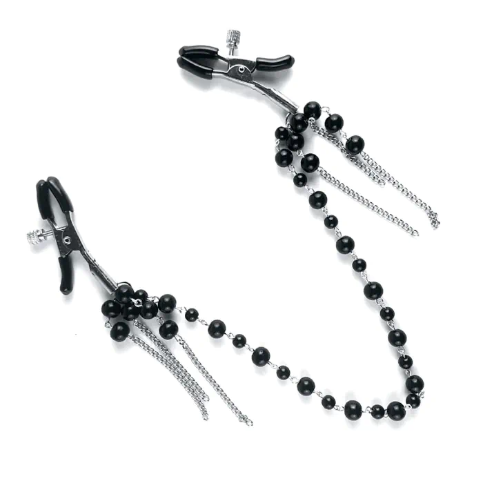 Затискачі для сосків Art of Sex Nipple clamps Afina Black — фото 3