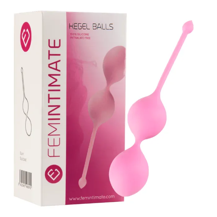 Вагінальні кульки Femintimate Kegel Balls pink — фото 3