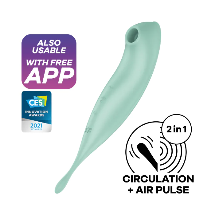 Смарт-стимулятор Satisfyer SF Twirling Pro+ Mint