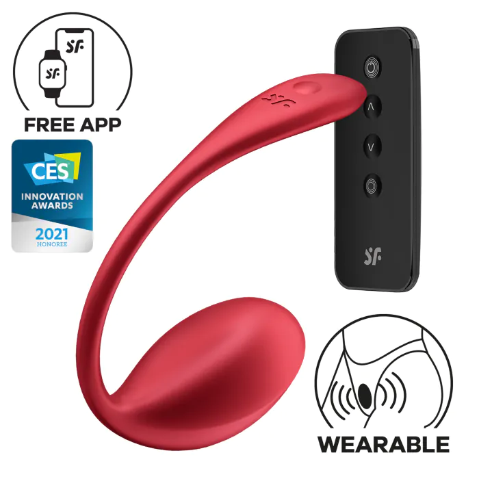 Смарт віброяйце Satisfyer Shiny Petal Connect App