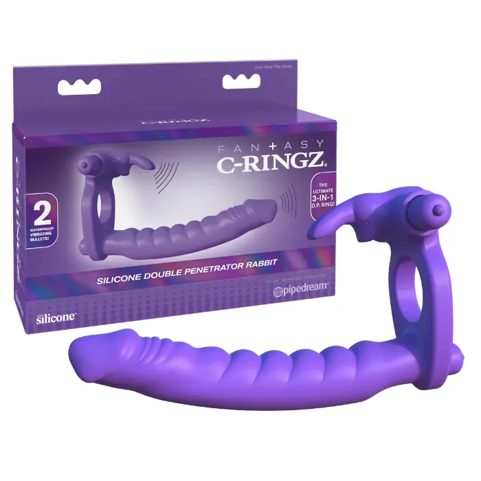 Вібратор Fantasy C-Ringz FCR Silicone Double — фото 5