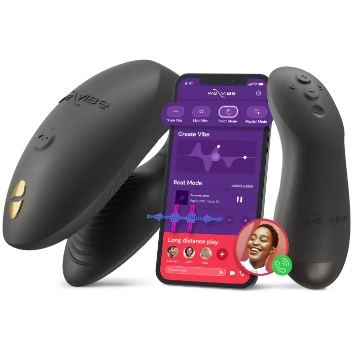 Парний смартвібратор We-Vibe Chorus Pro Satin Black — фото 2
