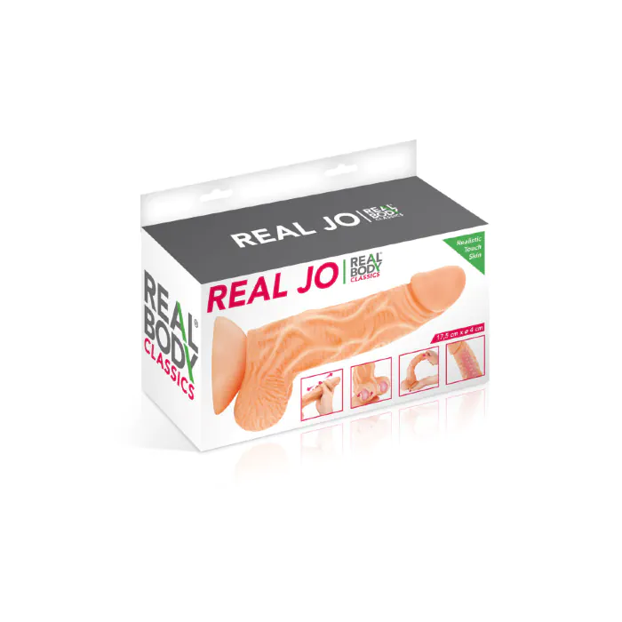 Фалоімітатор із рухомою крайньою плоттю Real Body Real Jo — фото 5