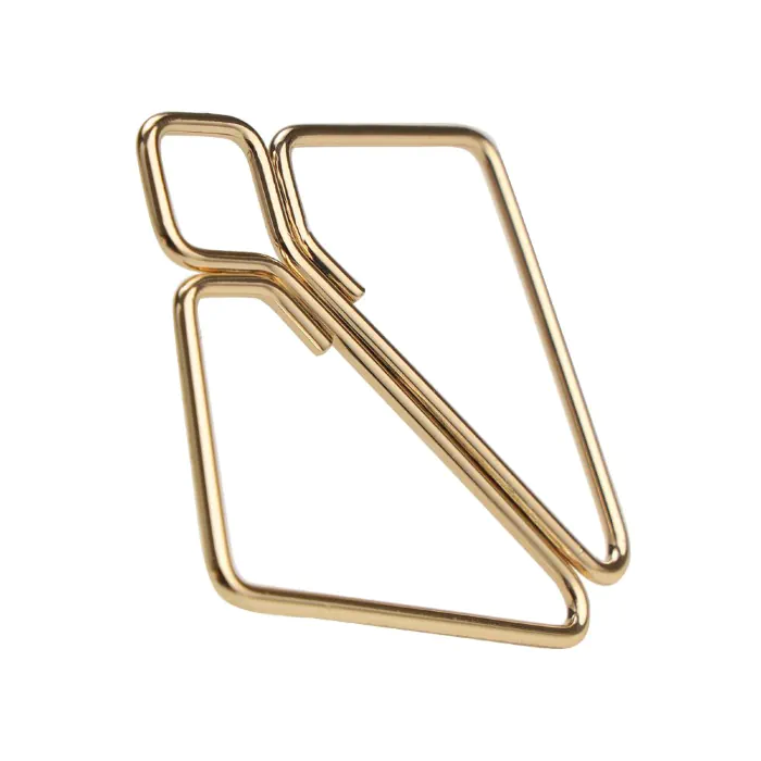 Затискачі для сосків Lockink Nipple Clamps Minimalism Golden — фото 2
