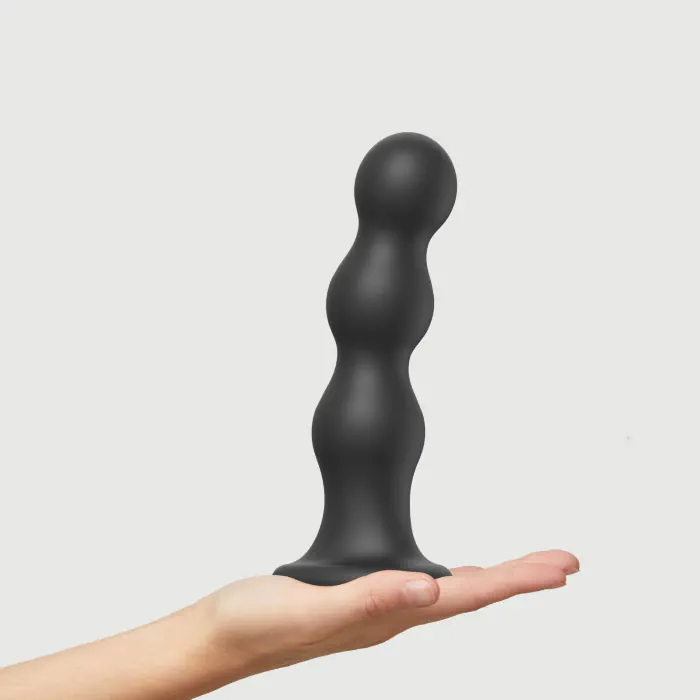 Насадка для страпона Strap-On-Me Dildo Plug Balls Black XXL — фото 2
