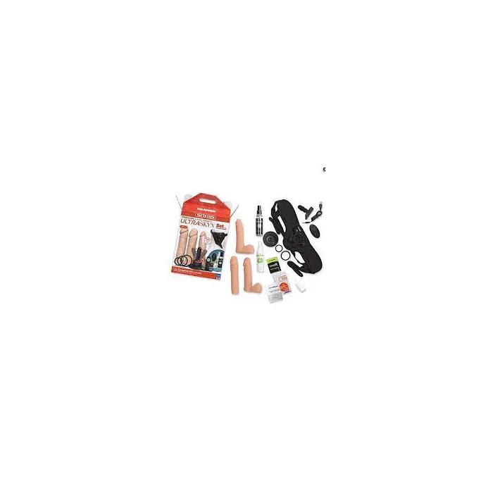 Набір для страпону Doc Johnson Vac-U-Lock Dual Density Starter Set Vanilla