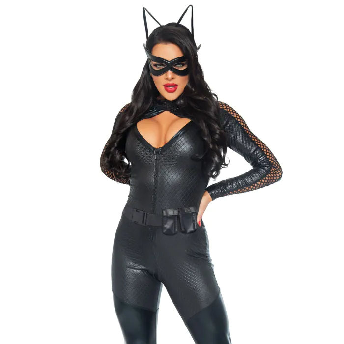 Еротичний костюм супергероя-кішечки Leg Avenue Wicked Kitty