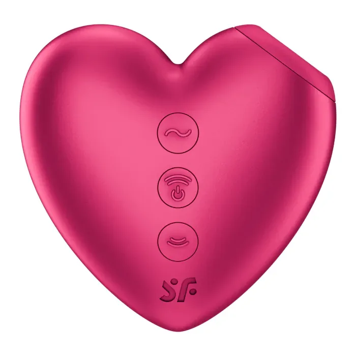 Вакуумний стимулятор-серце з вібрацією Satisfyer Cutie Heart Battery Series — фото 3