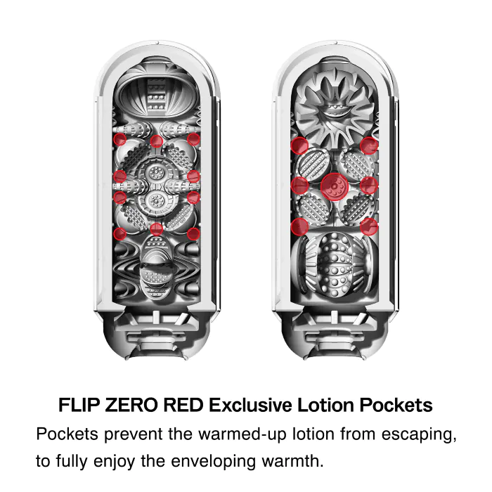 Мастурбатор з нагрівачем Tenga Flip Zero Red + Flip Warming Set — фото 28