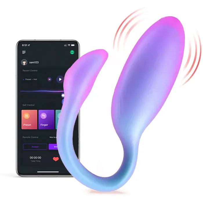 Смарт-віброяйце Magic Motion Flamingo Max Blue 2 в 1