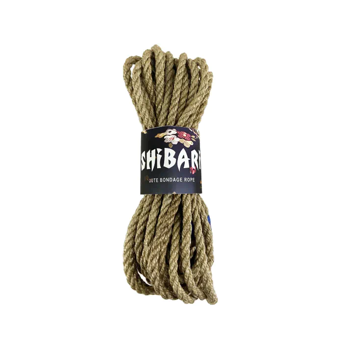 Джутова мтузка для Шібари Feral Feelings Shibari Rope, 8 м сіра