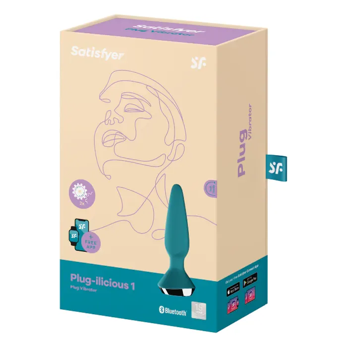Анальна вібропробка Satisfyer Plug-ilicious 1 Petrol — фото 7