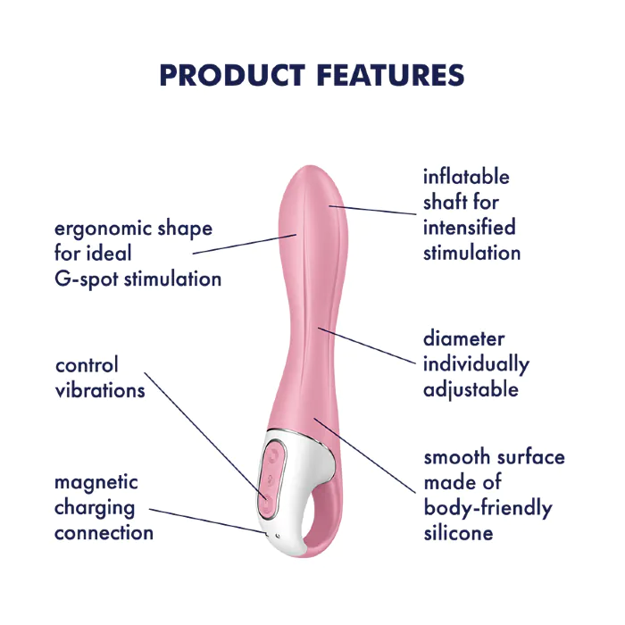 Вібратор точки G Satisfyer Air Pump Vibrator 2 — фото 7