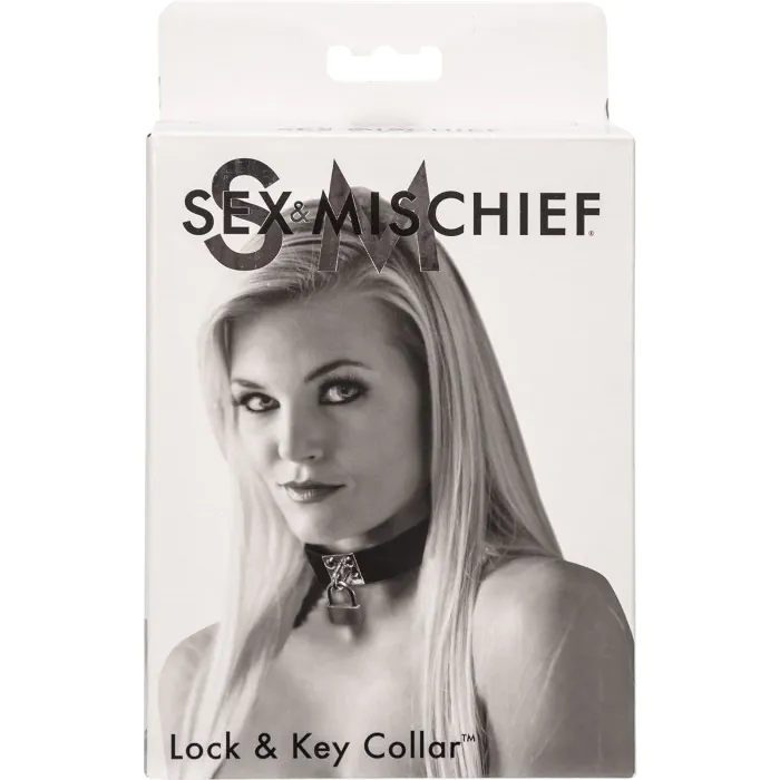 Чокер з замочком Sex And Mischief Lock & Key Collar — фото 2