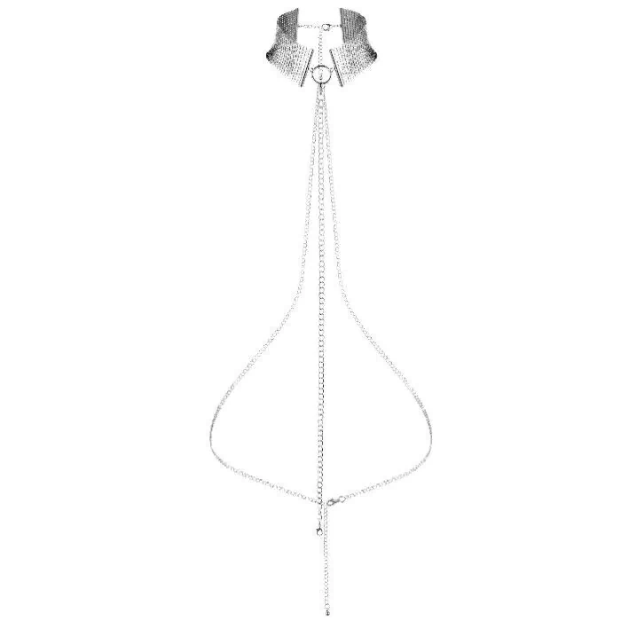 Прикраса Bijoux Indiscrets Desir Metallique Collar Silver