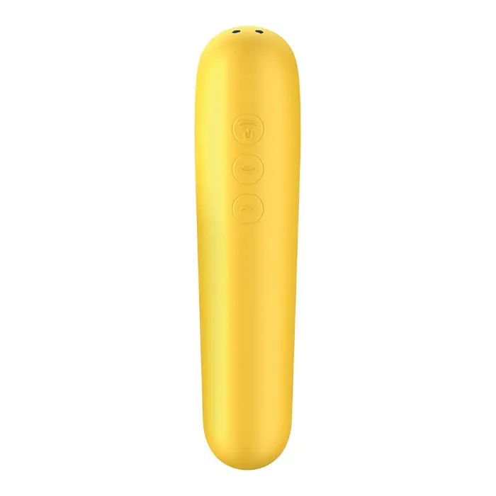 Смарт вібратор та вакуумний стимулятор 2-в-1 Satisfyer Dual Love Yellow — фото 4