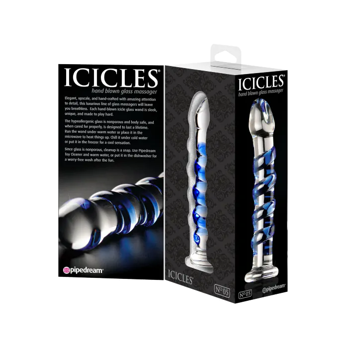 Фалос стекляний Icicles No.5 — фото 3