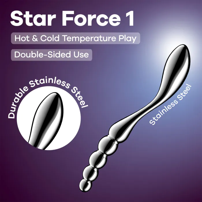 Металевий дилдо Satisfyer Star Force 1 — фото 6