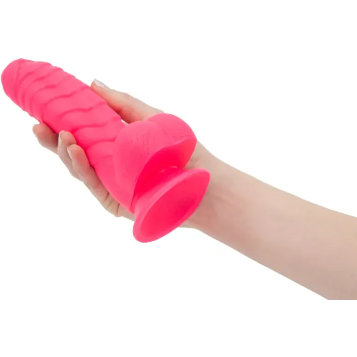 Фалоімітатор Addiction Tom 7" Dildo With Balls Pink — фото 4