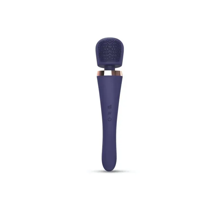Вібромасажер із силіконовою щіточкою Love to Love Brush Crush Midnight Indigo — фото 2