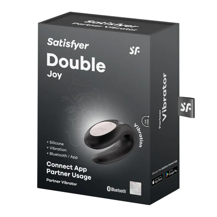Вібратор для пар Satisfyer Double Joy Black — фото 7