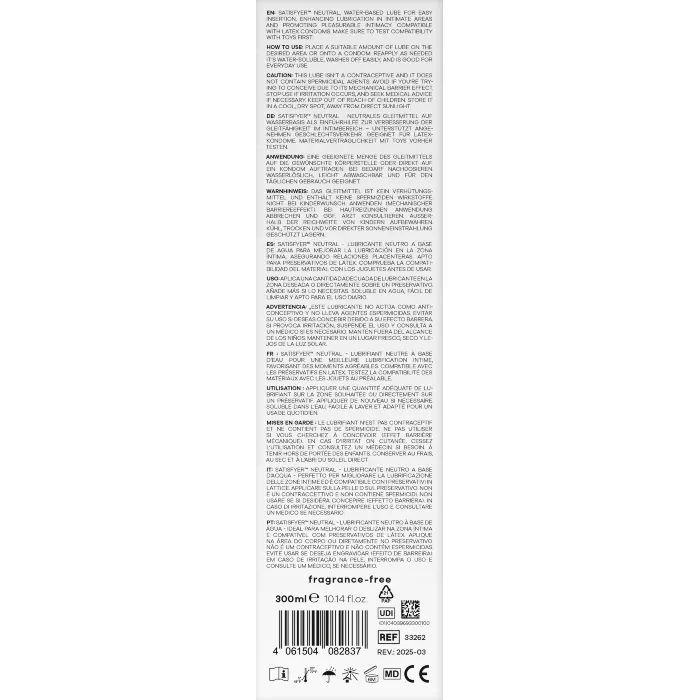 Лубрикант Satisfyer Juicy Lubricant Naughty Neutral 300 мл — фото 19