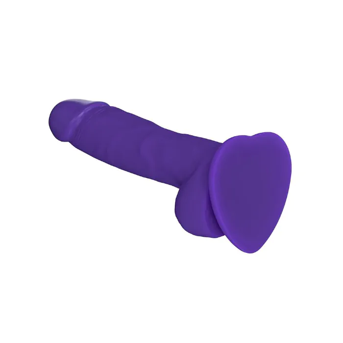 Реалістичний фалоімітатор Strap-On-Me SOFT REALISTIC DILDO Violet - Size M — фото 2