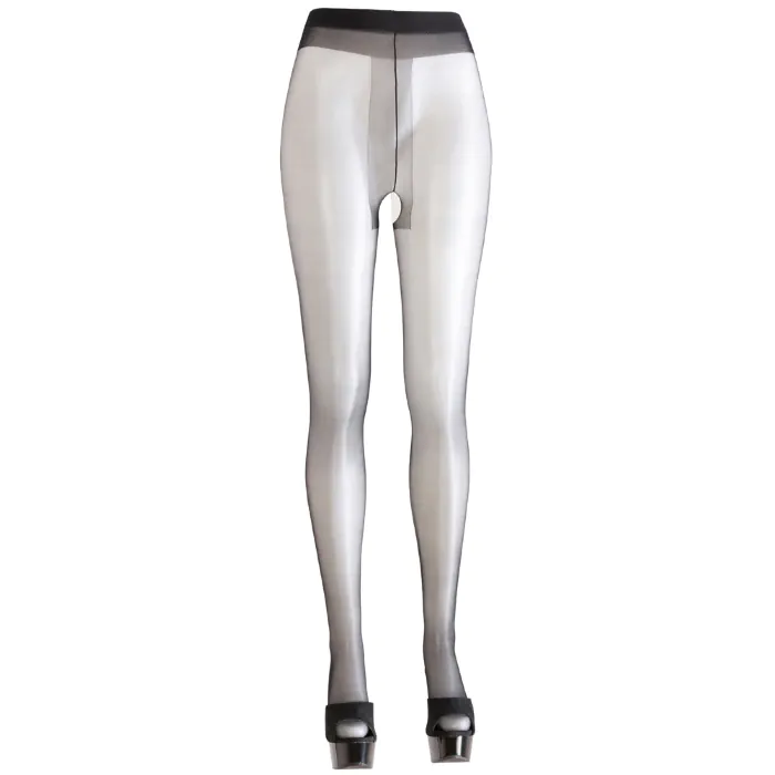 Колготки Crotchless Tights black M Crotchless Tights — фото 4
