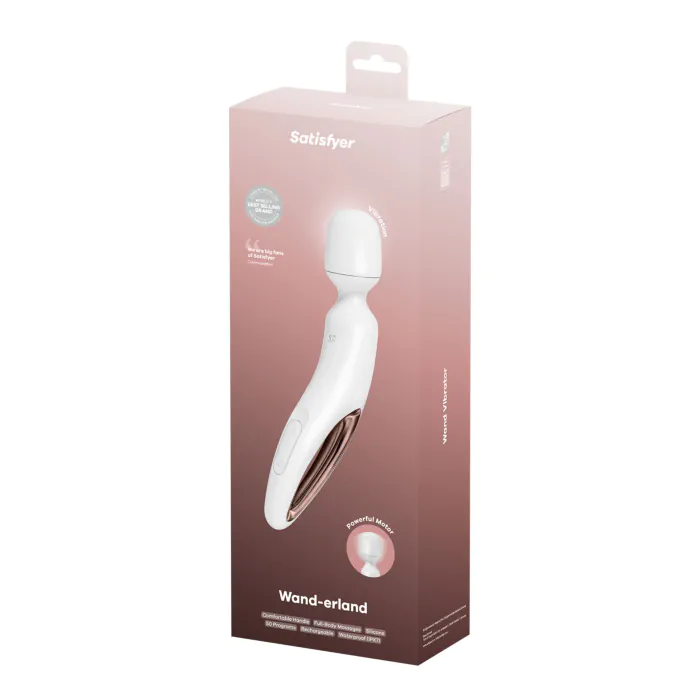 Вібромасажер Satisfyer Wand-erland White/Rosegold — фото 5