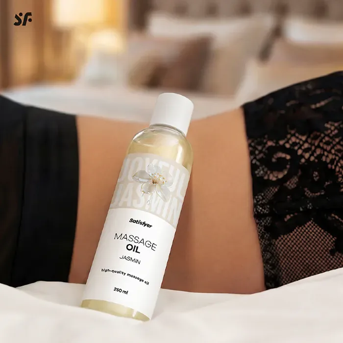Масажна олія Satisfyer Massage Oil Jasmin 250 мл — фото 8