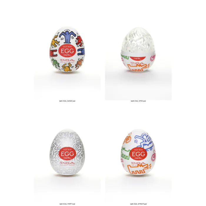 Мастурбатор Tenga Keith Haring Egg Party — фото 5