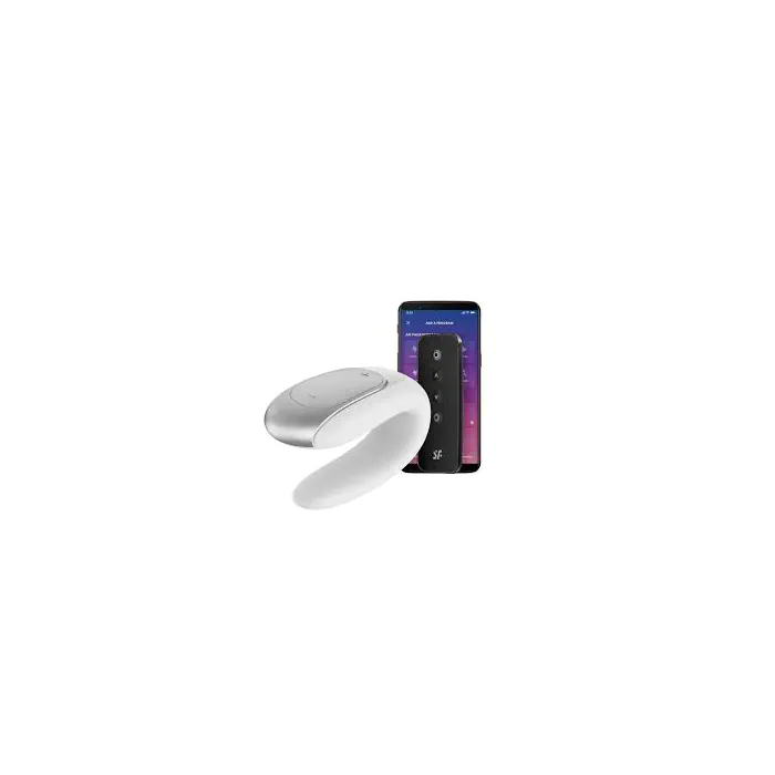 Смарт-вібратор для пар Satisfyer Double Fun White