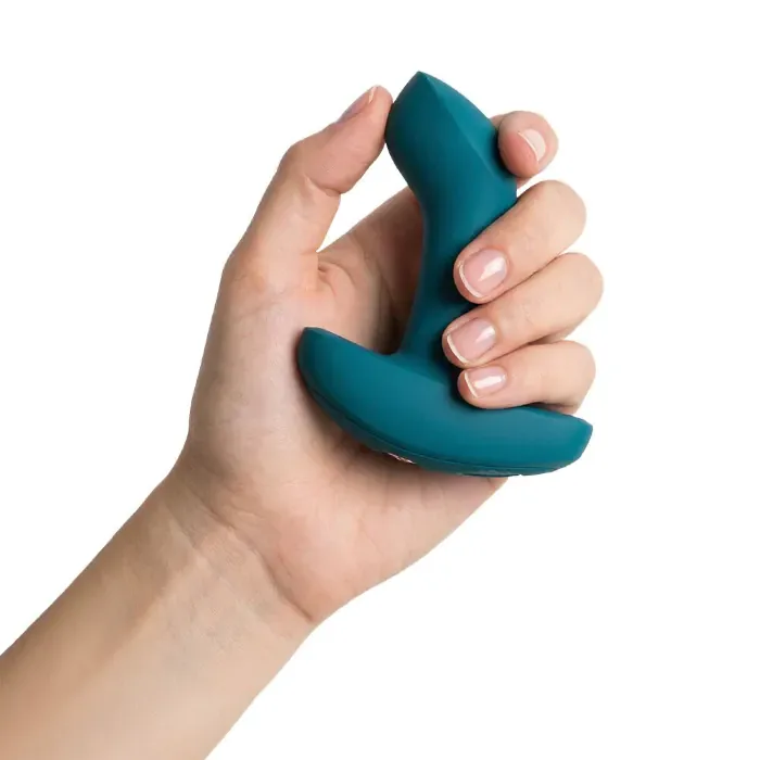 Анальна пробка Fun Factory Bootie Vibe Bottle Green — фото 6