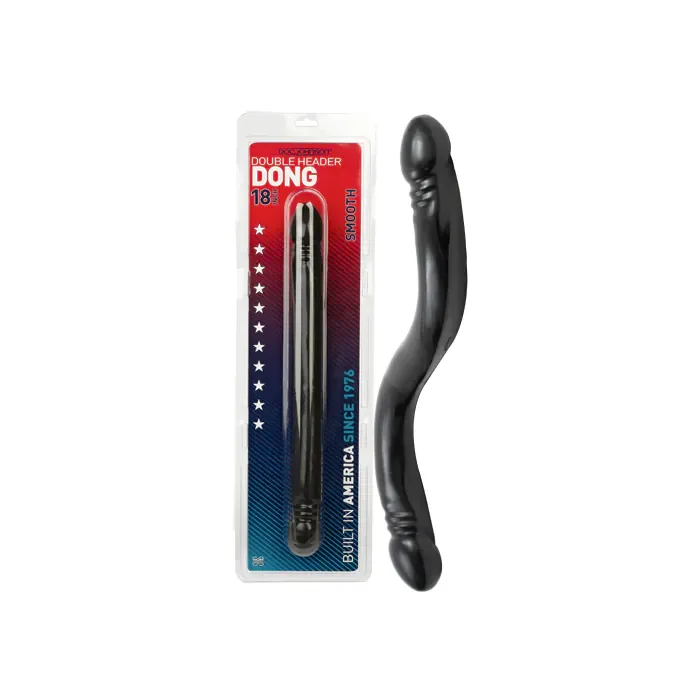 Фалос двосторонній Double Dildo black XL