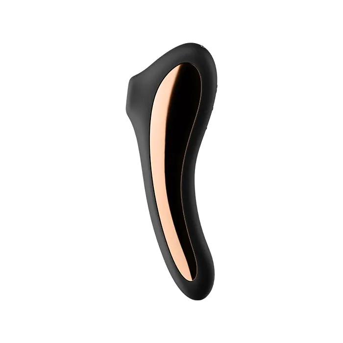 Вакуумний стимулятор з вібрацією Satisfyer Dual Kiss Black — фото 2