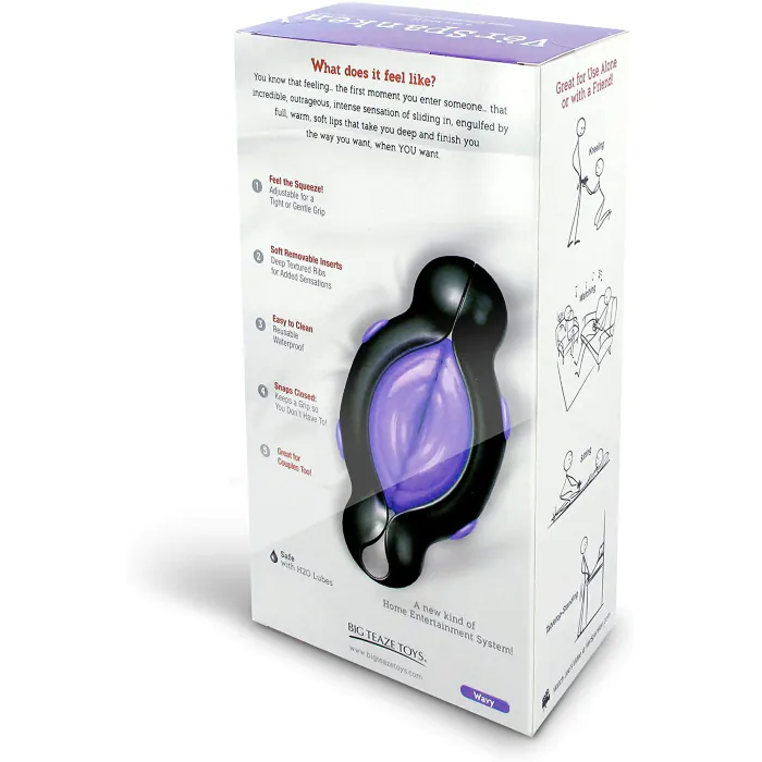 Мастурбатор VerSpanken Big Teaze Toys Black Violet — фото 4
