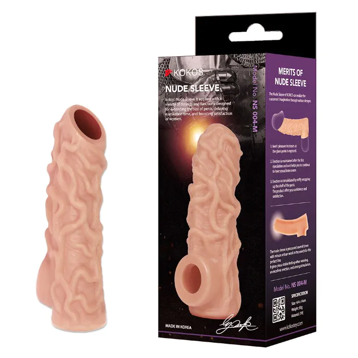 Насадка на член Kokos Nude Sleeve NS 004 M — фото 5