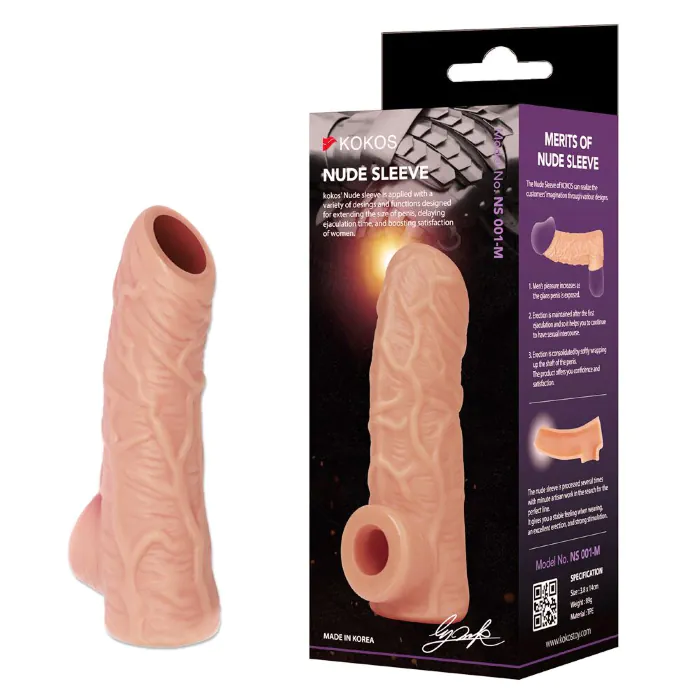Насадка на член Kokos Nude Sleeve NS 001 S — фото 5