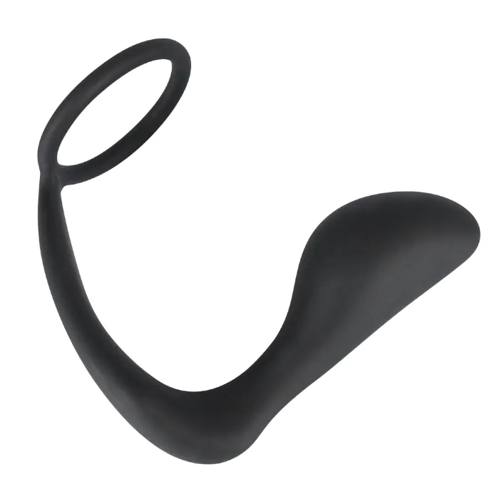 Анальний корок Black Velvets Ring & Plug — фото 4