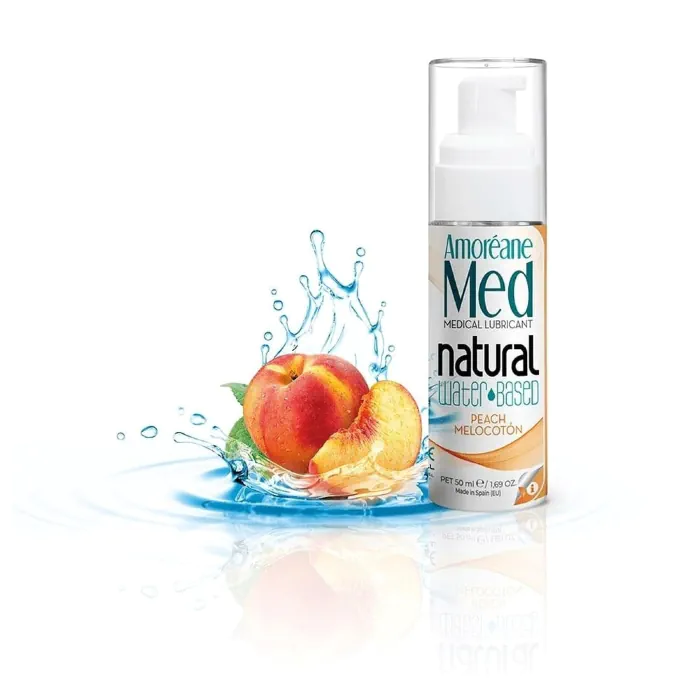 Лубрикант на водній основі з екстрактом фітопланктону Amoreane Peach