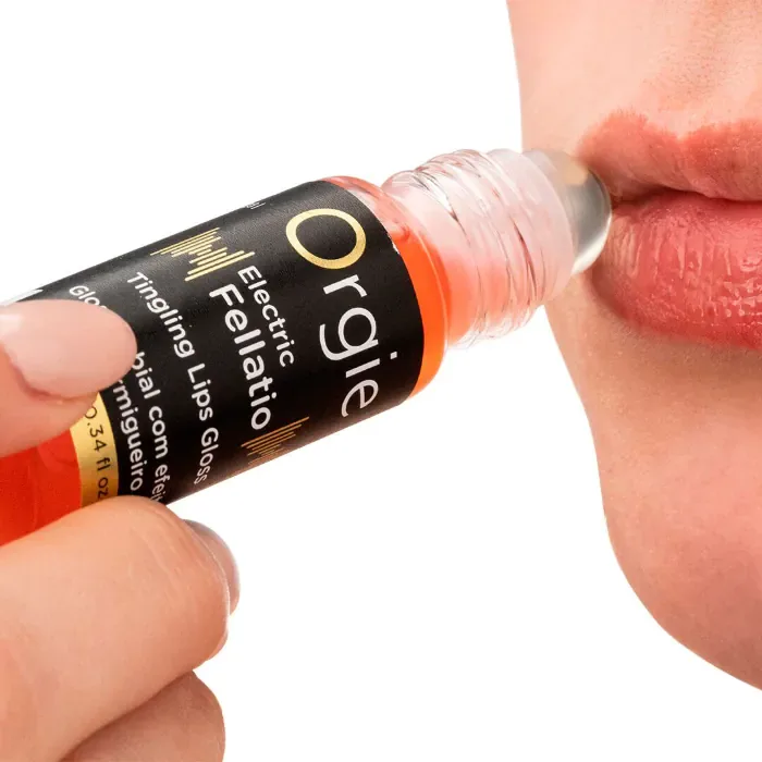 Блиск для губ з ефектом вібрації Orgie Electric Fellatio Lips Gloss 10 мл — фото 2