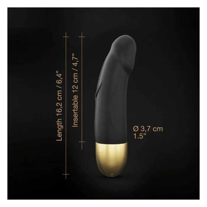 Вібратор Dorcel Real Vibration Black — фото 5