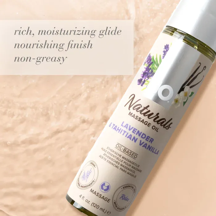 Масажне масло  JO Naturals Lavender & Vanilla 120 мл — фото 8