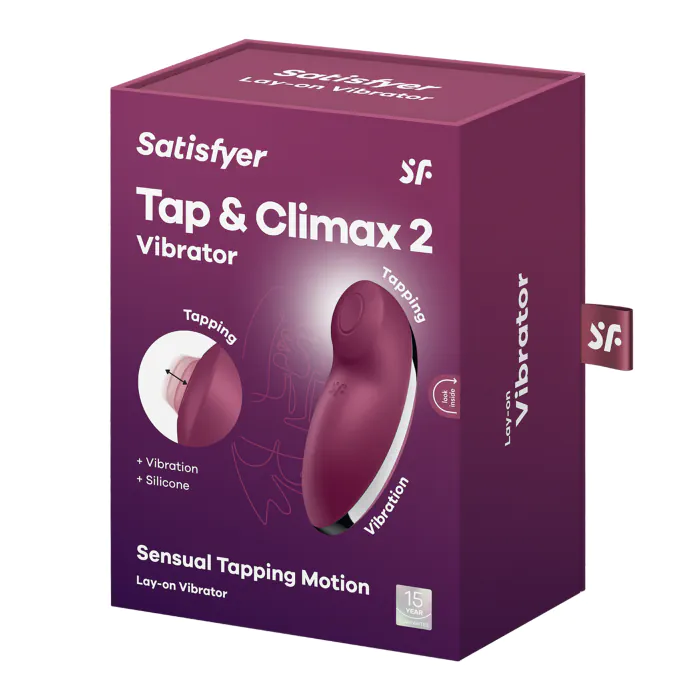 Вібростимулятор Satisfyer Tap & Climax 2 Red — фото 9