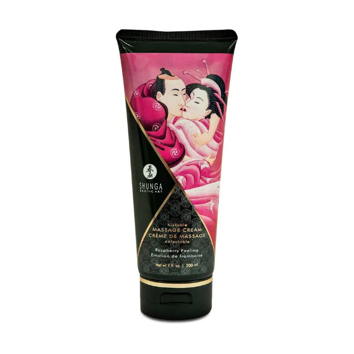 Їстівний масажний крем Shunga Raspberry Feeling