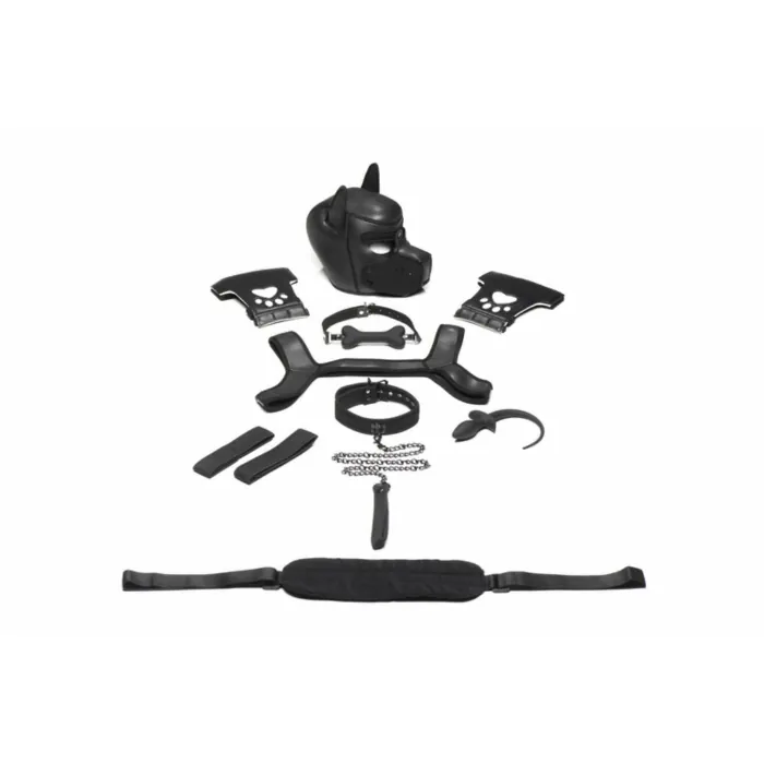 Набір BDSM цуценя Master Series Luxury Pup Arsenal Set Black — фото 2