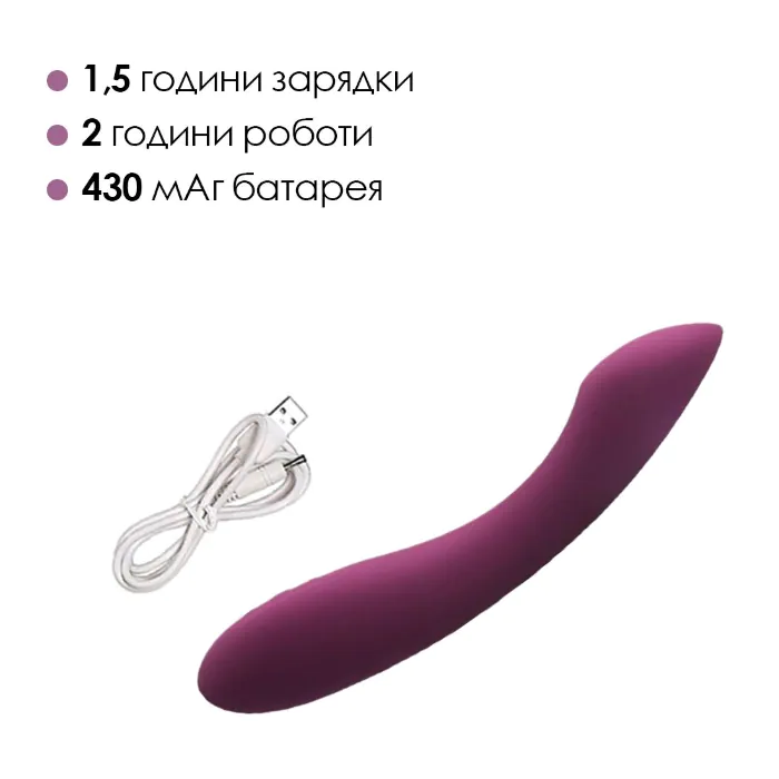 Вібратор для точки G з інтелектуальним режимом Svakom Amy 2 Violet — фото 9