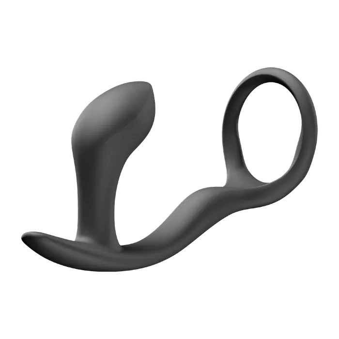 Анальна пробка з ерекційним кільцем Fun Factory Bootie Ring Black — фото 4