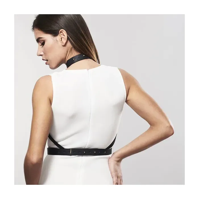 Портупея Bijoux Indiscrets MAZE - H Harness Black — фото 8