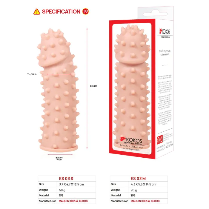 Насадка Kokos Extreme Sleeve ES 03 S — фото 6